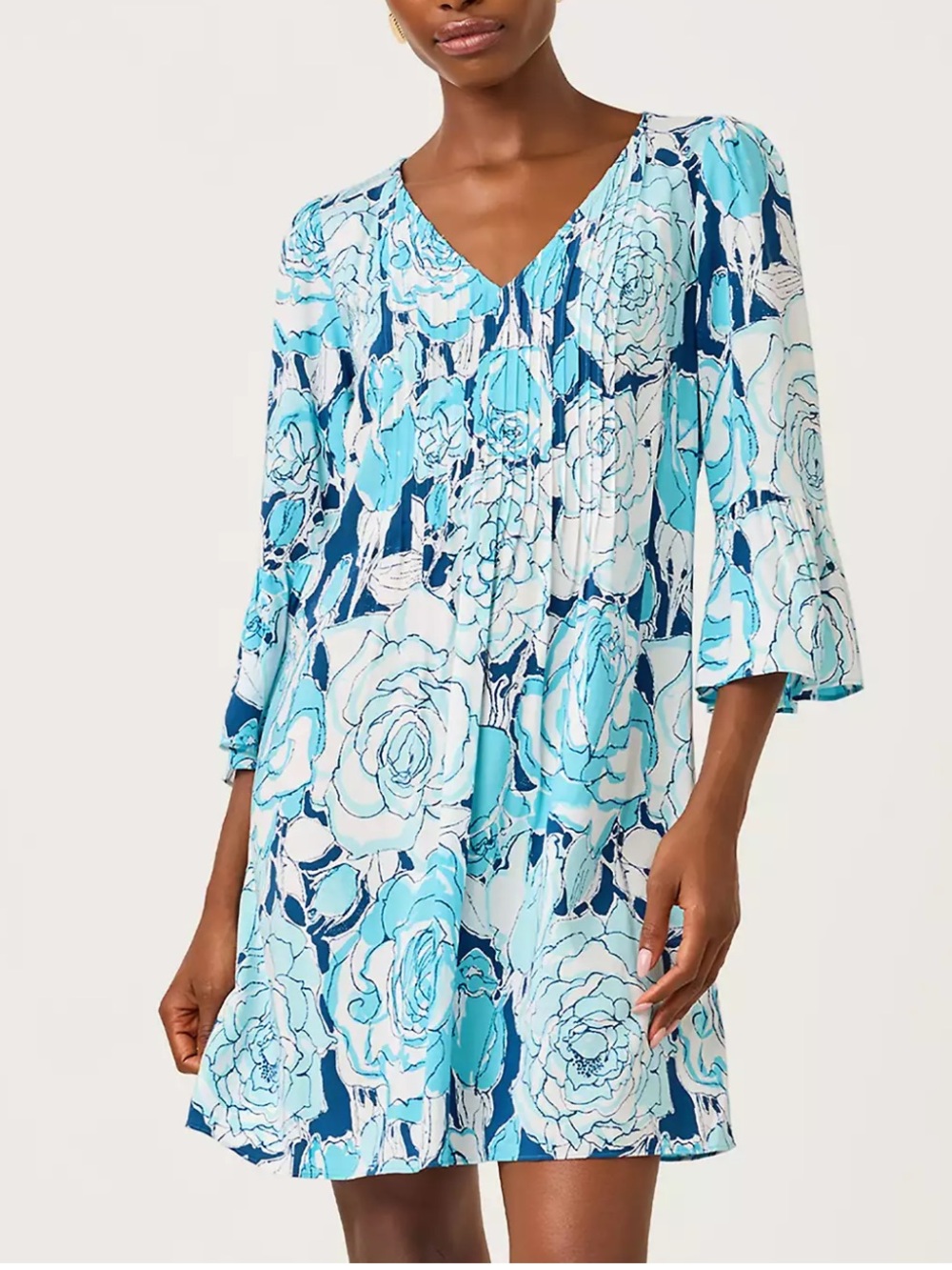 NWT Lilly Pulitzer Danika Tunic Dress in Capri Blue Rosanna